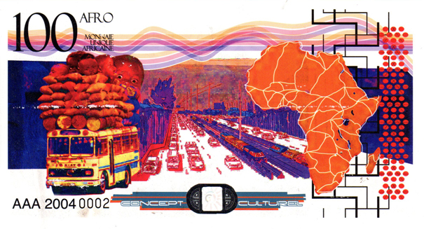 Le Laboratoire Déberlinisation, 100 Afro currency, Serie 1: Infrastructures