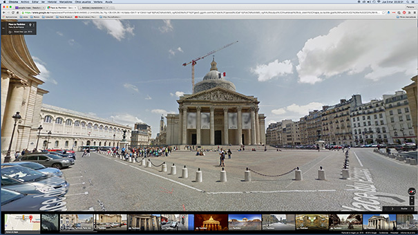 La Galerie Légitime 2.0: Panthéon, Place du Panthéon by Google Maps