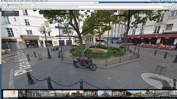 La Galerie Légitime 2.0: Les Cinq Billards, Place de la Contrescarpe by Google Maps