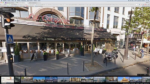La Galerie Légitime 2.0: La Coupole, 102 Boulevard du Montparnasse by Google Maps