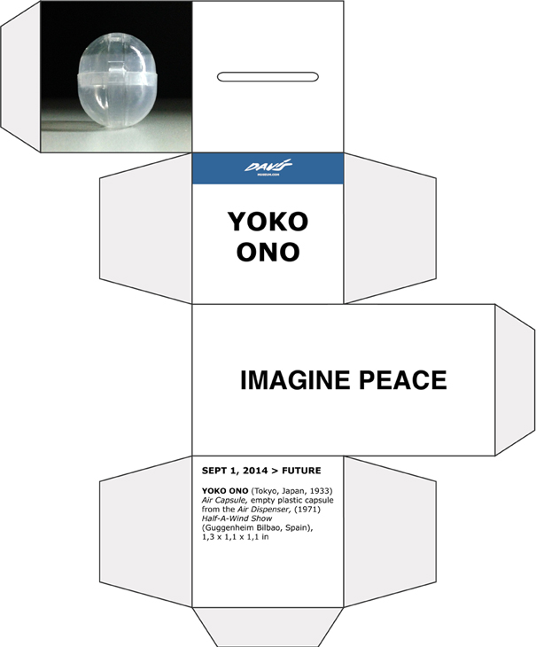 YOKO ONO | AIR CAPSULE | DAVIS MUSEUM YOKO ONO | AIR CAPSULE | DAVIS MUSEUM