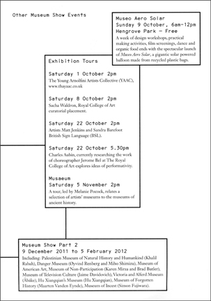 Museum Show Part 1, Arnolfini, Bristol, United Kingdom