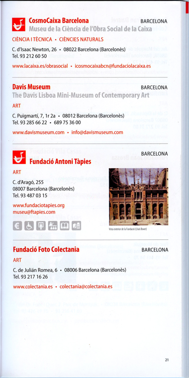 Museus Catalunya, Museus i centres de patrimoni cultural a Catalunya